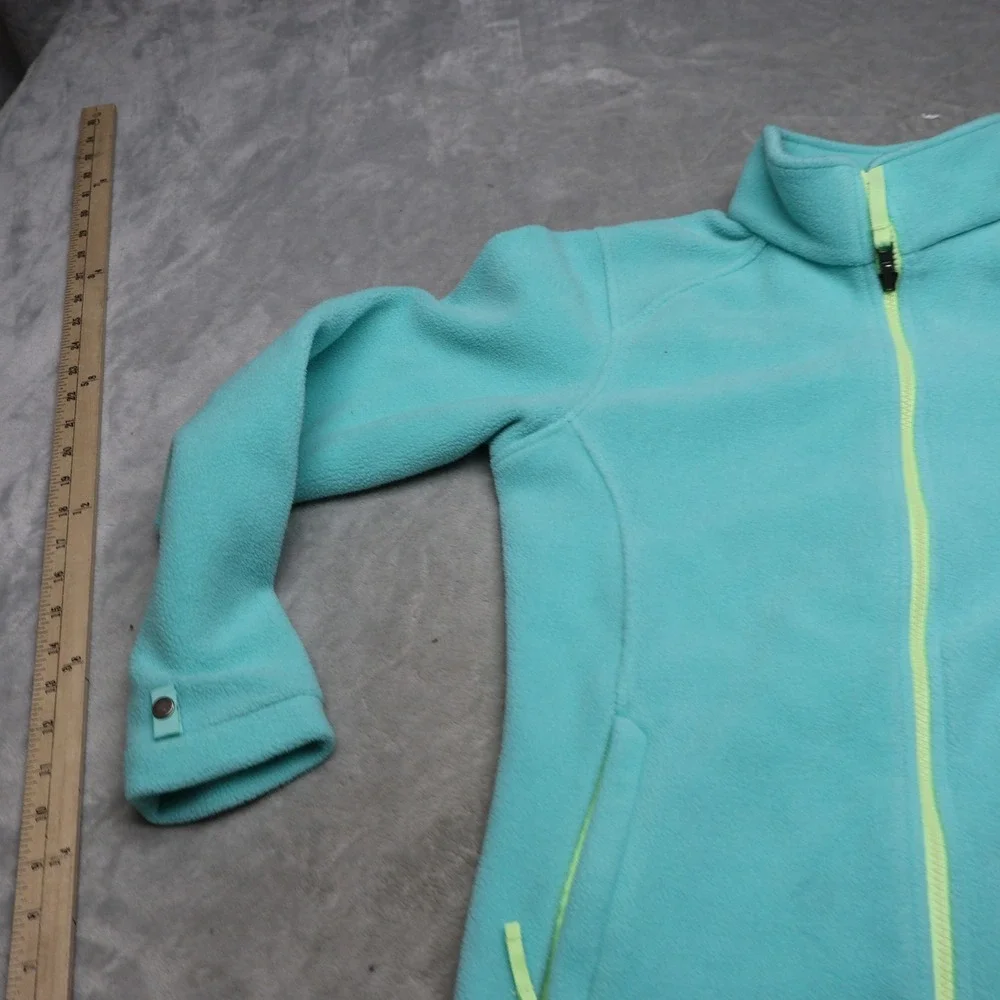 North Face Jacket Girls XL 18 Blue Khumbu Fleece Full Zip Outdoor Hiking Soft